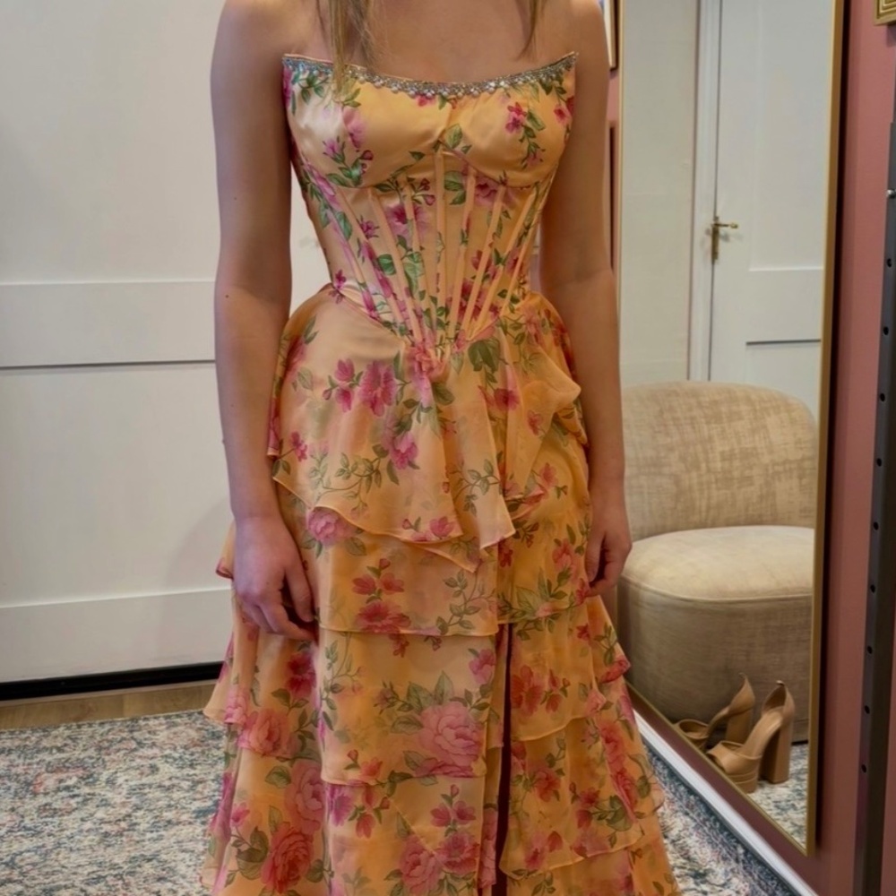 FLORAL PROM DRESS 💐